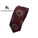  Burberry London галстук BURBERRY LONDON 80019291 CLARET tray do Mark рыцарь вышивка ввод Laurel lease Logo рисунок темно-красный (бордо) вино цвет серия narrow галстук 