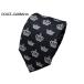  Dolce &amp; Gabbana DOLCE&amp;GABBANA GT149E G0SPL HN009 черный земля оттенок белого Crown .. рисунок narrow галстук Dolce&Gabbana 