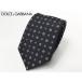  Dolce &amp; Gabbana галстук DOLCE&amp;GABBANA GT149E G0JCD S8031 черный земля оттенок серебра точка квадратное X цветок рисунок narrow галстук Dolce&Gabbana 