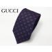  Gucci галстук GUCCI 547303 4E751 4074 GG BRITE темно-синий серия земля оттенок красного Inter locking G рисунок шерсть . narrow галстук 