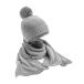 ( пляж поле ) Beechfield унисекс вязаный muffler вязаная шапка шарф BC6998 ( светло-серый frekdo)