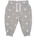 ( Bay Be bagz) Babybugz baby * младенец для звезда рисунок длинные брюки длинные брюки PC5076 ( Heather серый / белый )