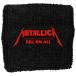 ( Metallica ) Metallica официальный товар унисекс Kick ´Em All напульсник тренировочные брюки частота RO2577 ( черный )