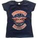 ( обвес Smith ) Aerosmith официальный товар женский Boston Pride футболка хлопок короткий рукав tops RO2882 ( темно-синий 