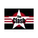 ( The * авария ) The Clash официальный товар Stars &amp; Stripes открытка RO8192 ( черный / белый / красный )