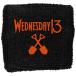 (wenztei13) Wednesday 13 официальный товар Logo напульсник ткань тренировочные брюки частота RO8215 ( черный )