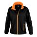 (lizoruto) Result женский core принт возможность soft ракушка жакет внешний RW3696 ( черный / orange )