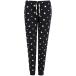 ( обтягивающий * Fit ) Skinni Fit женский кромка диафрагмирования lounge брюки длинные брюки RW7997 ( темно-синий / белый )