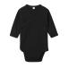 ( Bay Be bagz) Babybugz baby * младенец для Kimono длинный рукав корпус костюм детский комбинезон RW8497 ( черный )
