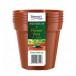 (schuwa-to) Stewart цветок pot горшок садоводство (5 штук комплект ) ST8288 ( Brown )