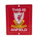 liba бассейн * футбол Club Liverpool FC официальный товар This Is Anfield окно автограф metal автограф TA932