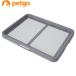 petio one hand . comfortably dog tray gray wide 