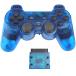 Fancyan PS2 для беспроводной контроллер DUAL SHOCK2 игра накладка сменный соответствует японский язык инструкция ( прозрачный голубой )