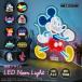 LED неоновый свет Disney Disneyma- bell MARVEL герой LED свет LED neon автограф LED neon панель LED свет освещение модный интерьер 