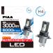PIAA [LEH240] передняя фара для LED клапан(лампа) H4 Hi-Low 6000 кельвин 3000lm ( Piaa ) контроллер отсутствует kospa модель 