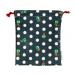 . ....... мир смешанные товары мешочек ( маленький ) полька-дот чёрная основа CKEC0013-5