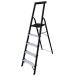  steel рама широкий подножка стремянка 5 уровень AH-5BK