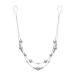 00370424to-so-(TOSO) занавески для тросик кисточка P65 pearl silver 1 шт. 