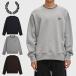 2026 осень-зима новый продукт Fred Perry футболка тренировочный мужской FRED PERRY большой размер наконечник do спортивная фуфайка хлопок 100% M3497 внутренний стандартный товар 