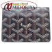  Goyard GOYARD футляр для карточек maru zerubPVC кожа черный APM42101 /081486 [ б/у ]