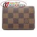  Louis Vuitton LOUIS VUITTON футляр для карточек Damier Anne veropkarutodu vi jito Brown N62920 /081886 [ б/у ]