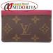  Louis Vuitton LOUIS VUITTON футляр для карточек монограмма porutokarutosa-n тянуть f.- автомобиль Brown M60703/082759[ б/у ]