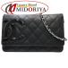 CHANEL Chanel цепочка для бумажника can bon линия 46646 машина f черный /180924[ б/у ]