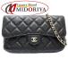 CHANEL Chanel цепочка для бумажника matelasse заслонка phone кейс AP2096 черная икра s gold черный /181053[ б/у ]