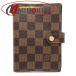 LOUIS VUITTON Louis Vuitton Damier обложка для записной книжки Agenda R20700 initial ввод eben женский /188648[ б/у ]