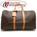 LOUIS VUITTON Louis Vuitton монограмма ключ poru50 M41426 сумка "Boston bag" Brown /252600[ б/у ]
