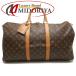 LOUIS VUITTON Louis Vuitton монограмма ключ poru50 M41426 сумка "Boston bag" Brown /252608[ б/у ]