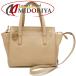 Salvatore Ferragamo Ferragamo Amy gun chi-niEE-21 F478 ручная сумочка кожа бежевый женский /253679[ б/у ]