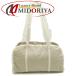 russet Russet широкий Mini сумка "Boston bag" CE-1754ko-te.la нейлон x кожа белый бежевый женский /254435[ не использовался ]