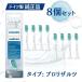  Philips Sonicare Pro Liza rutsu изменение щетка 8 шт. комплект HX6018 Philips Sonicare pro results Германия производства большая вместимость замена зубная щетка щетка head 