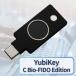 Yubicoyubi ключ YubiKey C Bio Edition аутентификации по отпечаткам пальцев система безопасности ключ 2 фактор засвидетельствование ключ FIDO U2F FIDO2 USB-C Type-C организм засвидетельствование 2fakta- засвидетельствование 2 -ступенчатый засвидетельствование импортные товары 