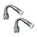  воздушный клапан 60° 2 шт L type серебряный растягивание воздушный клапан угол модификация колеблющийся c функцией мотоцикл скутер мопед 2 колесо 