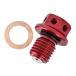  aluminium сливной болт магнит M12 P1.5 4 Wheel Buggy Monkey красный 
