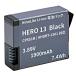 GoPro HERO 13 BLACK для Enduro аккумулятор,HERO 13 BLACK / HERO13 Black Creator Edition / HERO13 Black Ultra Wide камера соответствует 