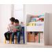  простой дизайн Kids место хранения мебель серии CREA Crea полки есть книга с картинками подставка белый 