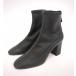 DOUBLE STANDARD CLOTHING boots SIZE 24.5cm lady's black double standard closing *3115/.. shop 