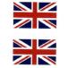 Poe cellar tsu transcription paper Union Jack ( middle )42mm 2 parts / England national flag t0