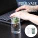  ваза стекло основа вода культивирование прозрачный Short ваза для цветов модный контейнер луковица Северная Европа горшок 