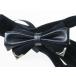  модные аксессуары бизнес casual 2 -слойный модель retro способ бабочка галстук bow Thai лента # черный 
