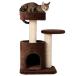Armarkat F3005 Pet Cat Condo Scratcher with Bottom House, Coffee Brown, 28