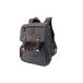 Citi Collective Nomad Grey Diaper Bag Backpack -Premium Vegan Leather- Comp