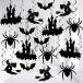 Huge, Halloween Ceiling Swirls Decorations - Pack of 30 | Black Halloween C