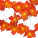 Thanksgiving Decorations Lighted Fall Garland, 10 Feet 30 LED Maple Leaf St