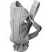 BABYBJ?RN Baby Carrier Mini, 3D Jersey, Light Grey