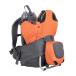  pie rudo light weight backpack carrier, orange / gray 