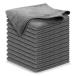 USANOOKS Microfiber Cleaning Cloth Grey - 12Pcs (16x16 inch) High Performan